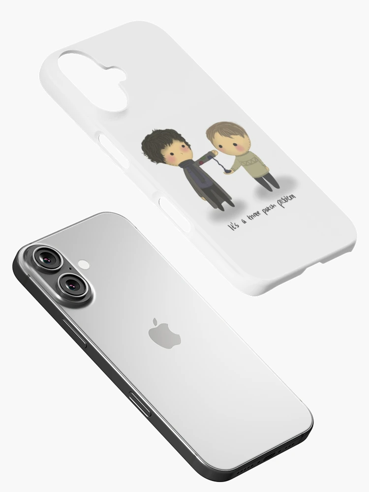 Thumbnail 2 of 4, iPhone Case, Three-patch problem. designed and sold by kinge.