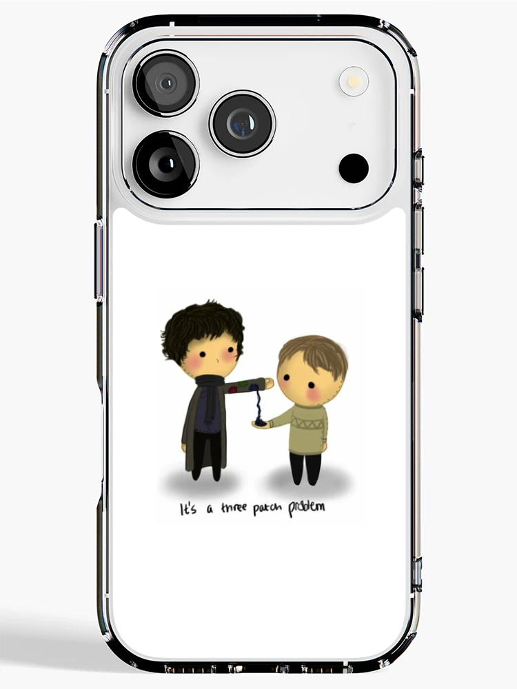 Thumbnail 1 of 5, iPhone Case, Three-patch problem. designed and sold by kinge.