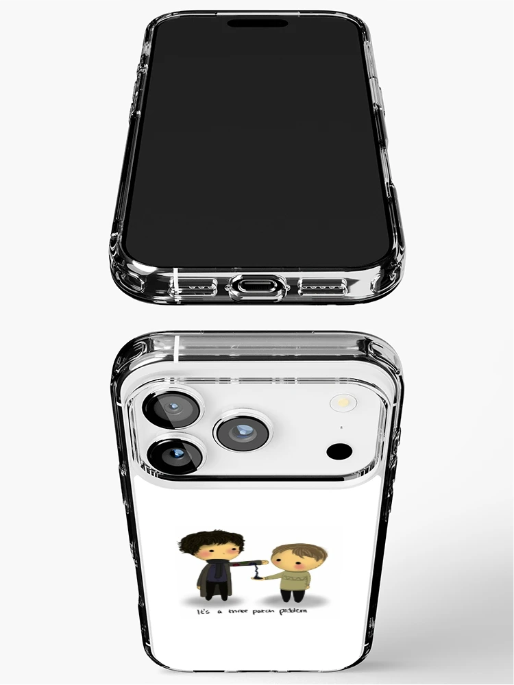 Thumbnail 3 of 5, iPhone Case, Three-patch problem. designed and sold by kinge.