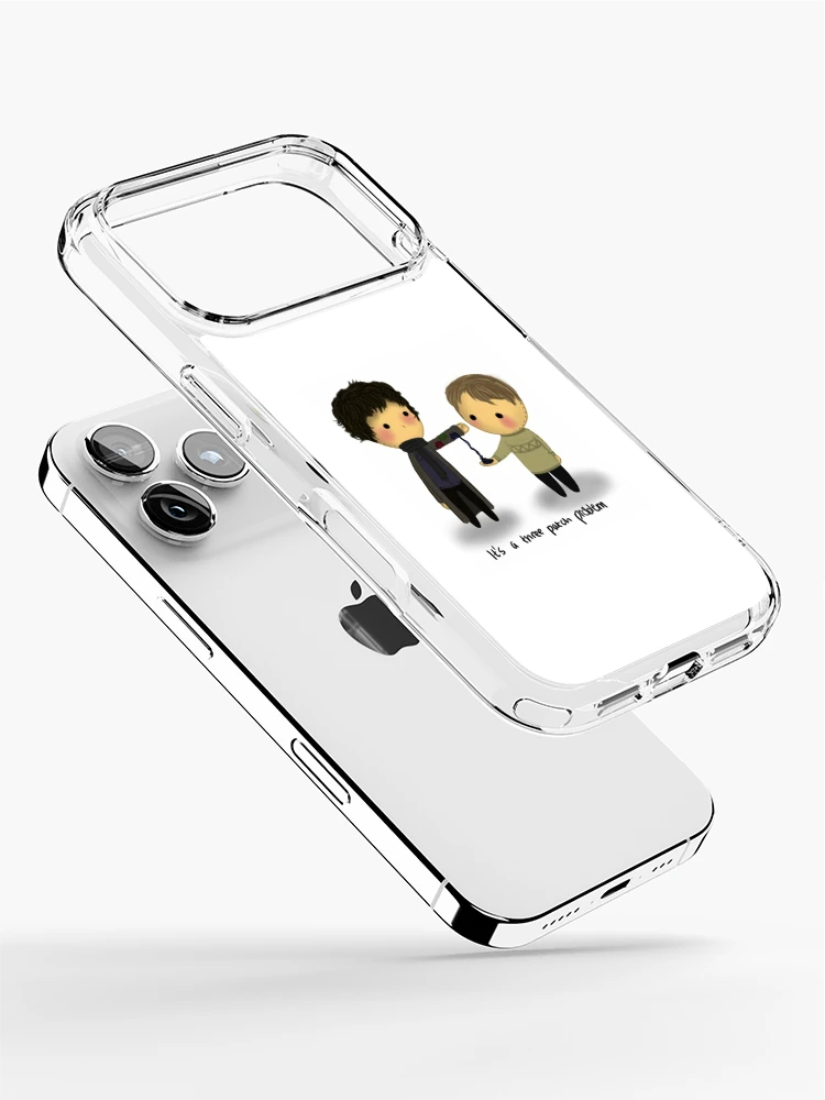 Thumbnail 2 of 5, iPhone Case, Three-patch problem. designed and sold by kinge.