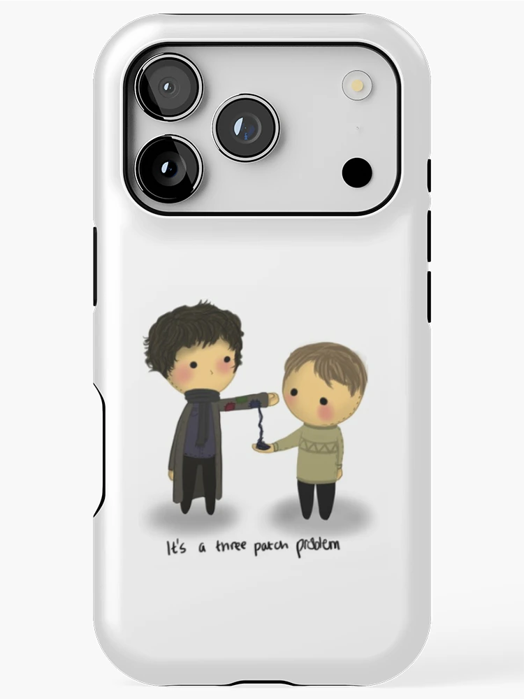 Thumbnail 1 of 4, iPhone Case, Three-patch problem. designed and sold by kinge.