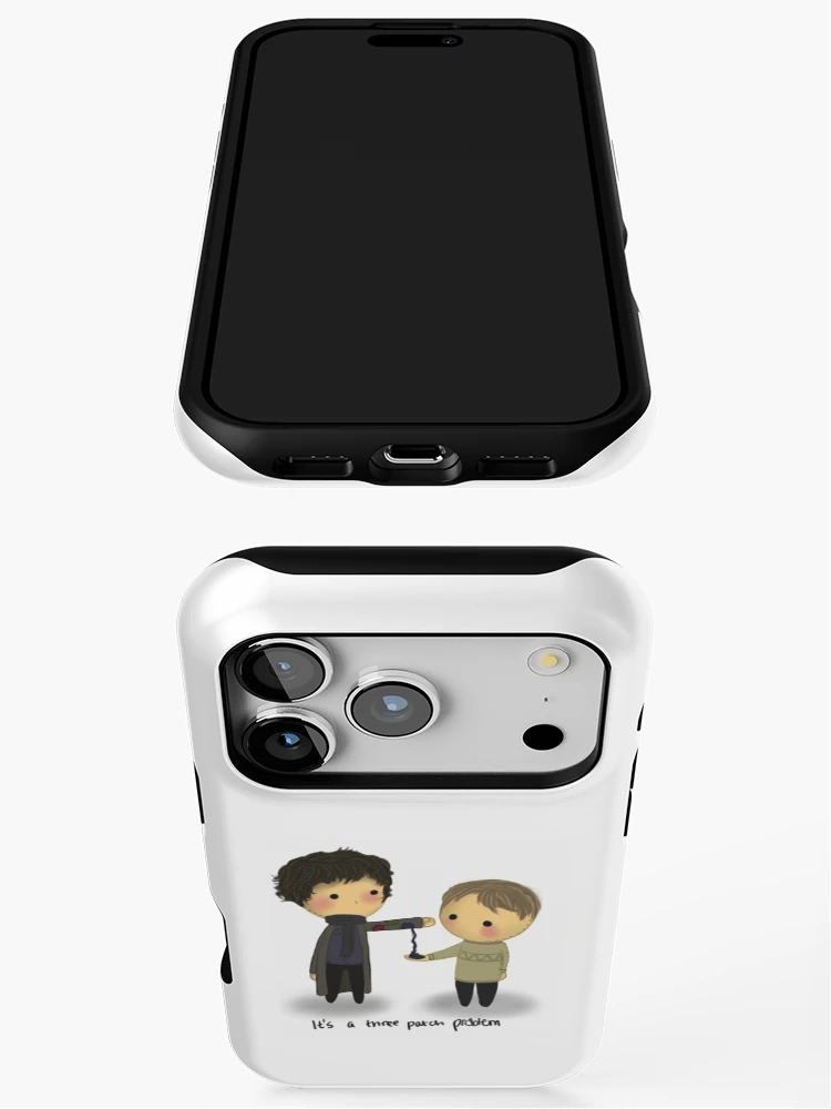 Thumbnail 3 of 4, iPhone Case, Three-patch problem. designed and sold by kinge.