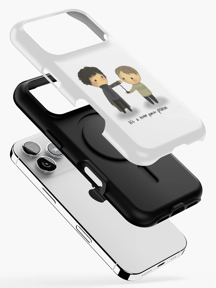 Thumbnail 2 of 4, iPhone Case, Three-patch problem. designed and sold by kinge.