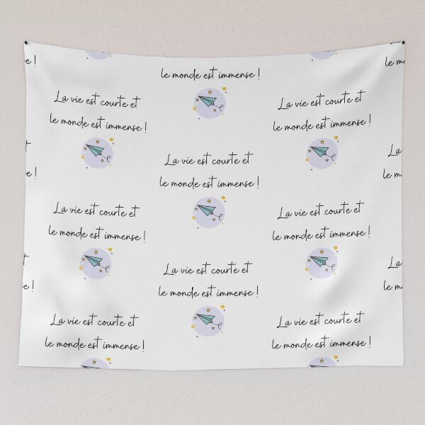 Item preview, Life is short and the world is immense designed and sold by EnlightParis.