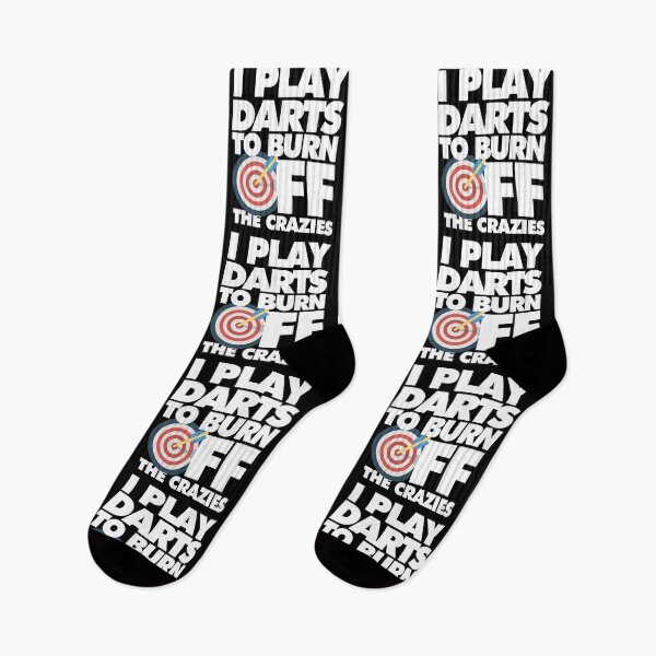 Item preview, I play Darts to Burn Off the Crazies Funny Sports designed and sold by elhefe.