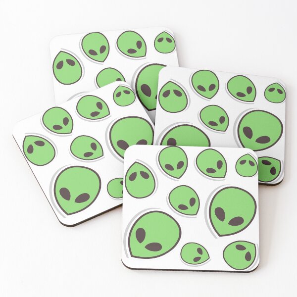 Item preview, Alien Heads Pattern designed and sold by QCuLT.