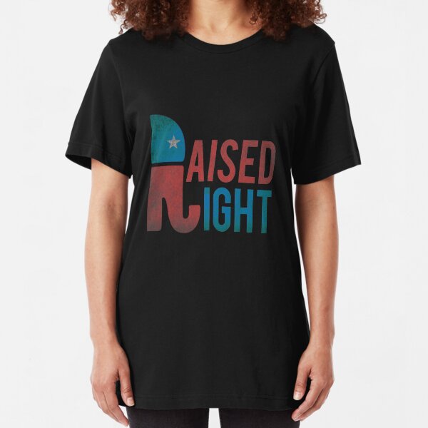 Raised Right Vintage Republican Slim Fit T-Shirt