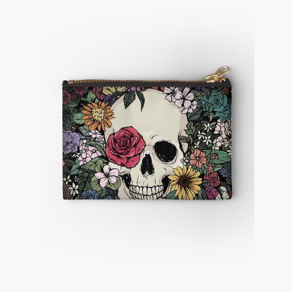 Item preview, Colorful flowers and skull designed and sold by philippe souvy.