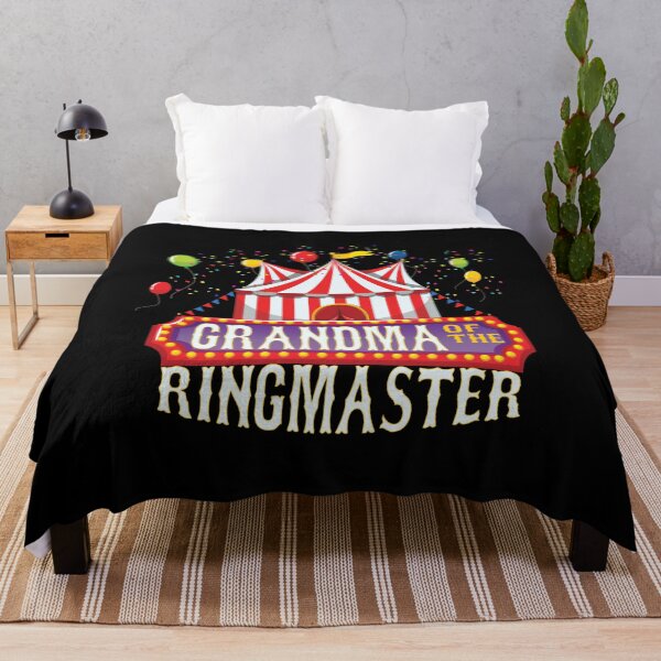 Item preview, Grandma Of The Birthday Ringmaster Kids Circus Party B-day print designed and sold by Grabitees.