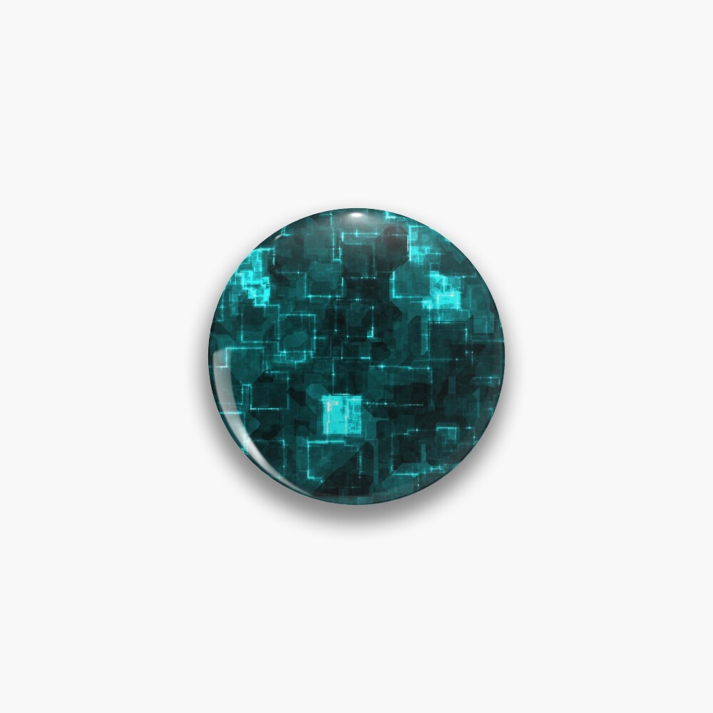 Digital Aqua Glimmer Tiles Pin