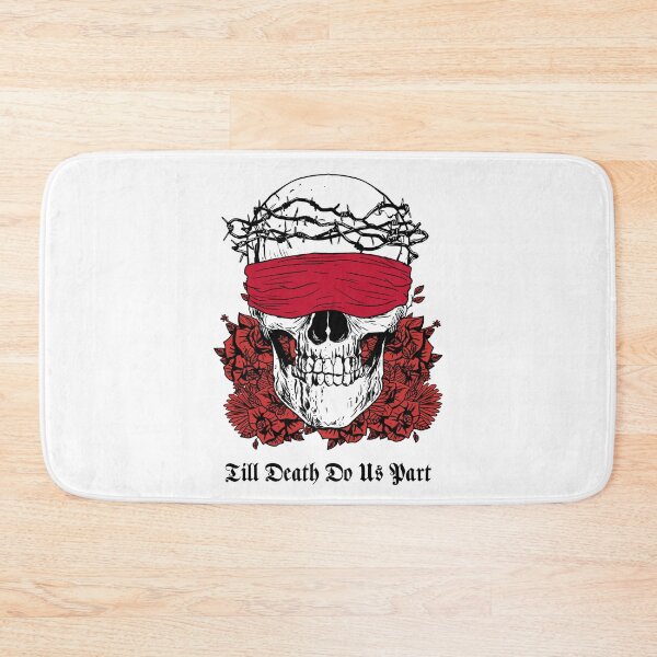 Item preview, Till Death Do Us Part Skull With Barbed Wire designed and sold by darknessjeff86.