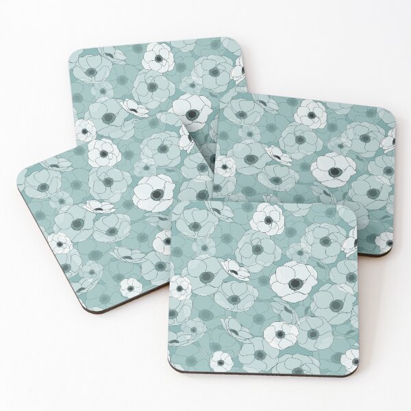 Item preview, Teal Anemone Pattern designed and sold by rianfee.