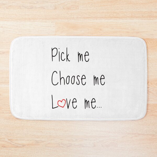 Item preview, Pick me, choose me, love me - greys designed and sold by KikkaT.