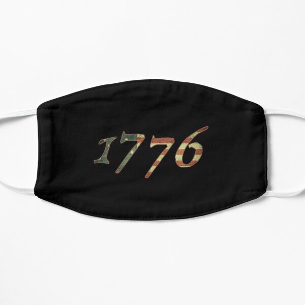 1776 Declaration of Independence US Flag Flat Mask