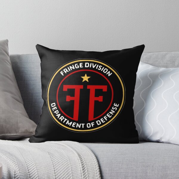 Fringe Division Throw Pillow