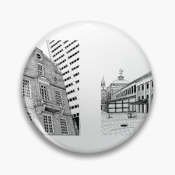 Item preview, Boston Quadriptych Drawing designed and sold by Conor Plunkett.