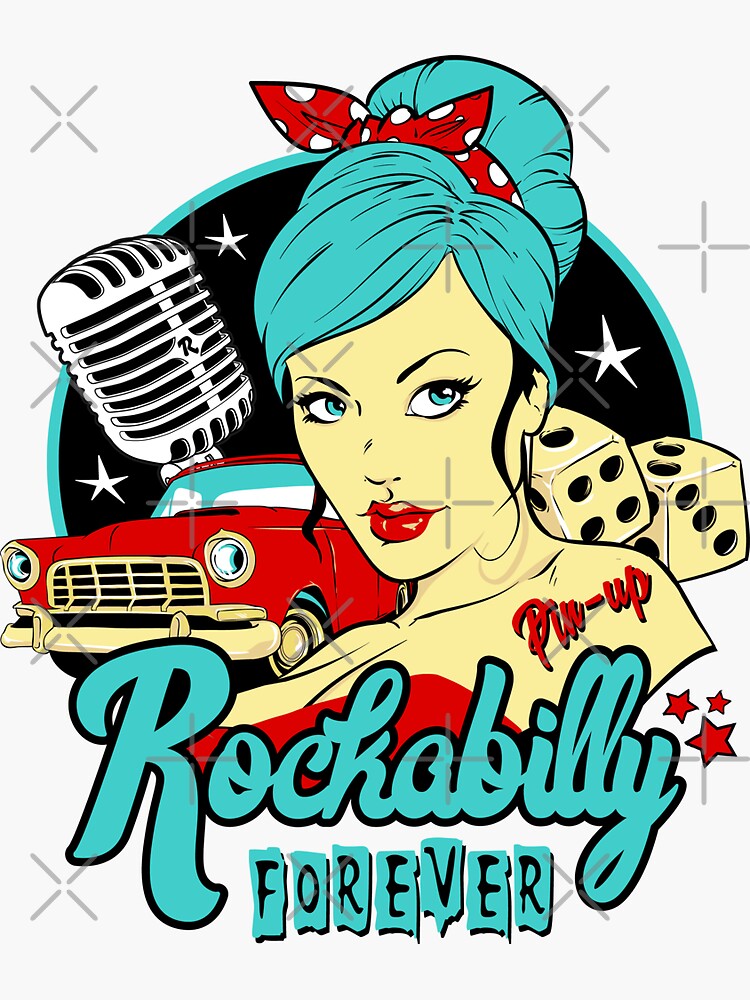 Rockabilly Girl - Rockabilly - Sticker