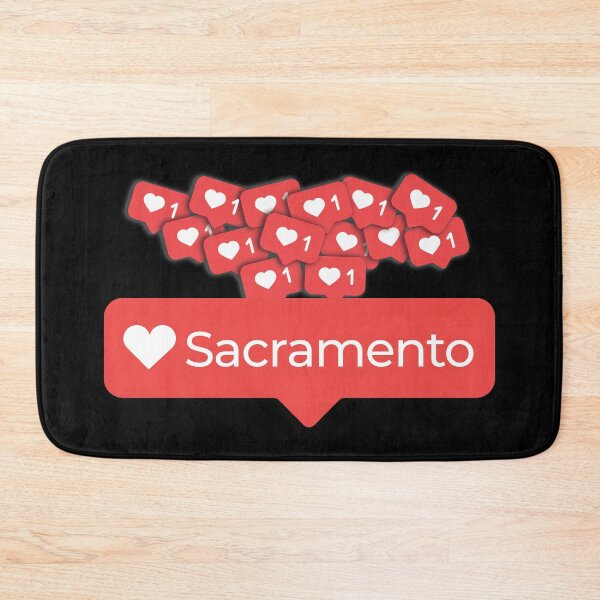 Item preview, Love My Sacramento California Notification Hearts designed and sold by elhefe.