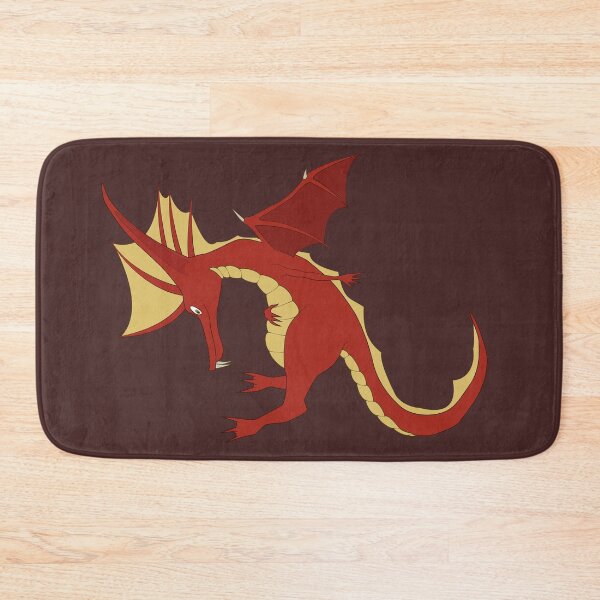 Item preview, Bowing Cute Red Dragon designed and sold by Tansel Diplikaya.