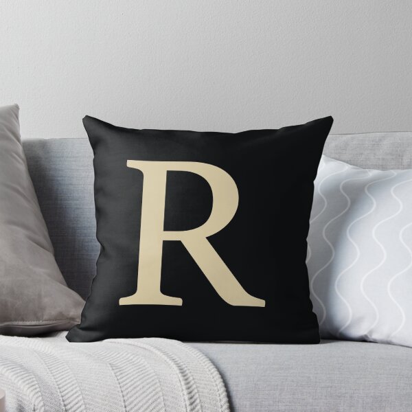 Item preview, Cojín de almohada de tiro inicial R designed and sold by KTPep.