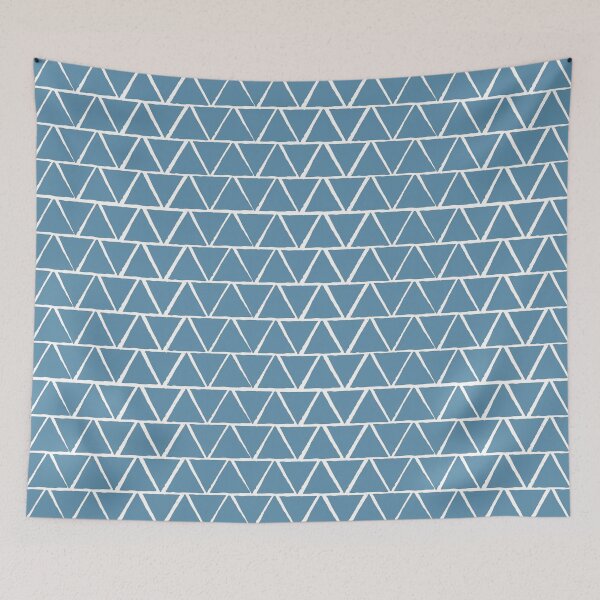 Item preview, Calm Blue Triangles designed and sold by NolkDesign.