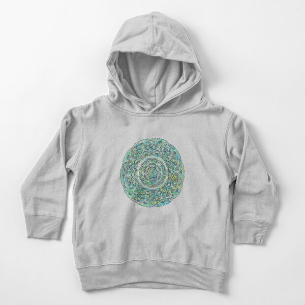 Green and Aqua Melt Toddler Pullover Hoodie