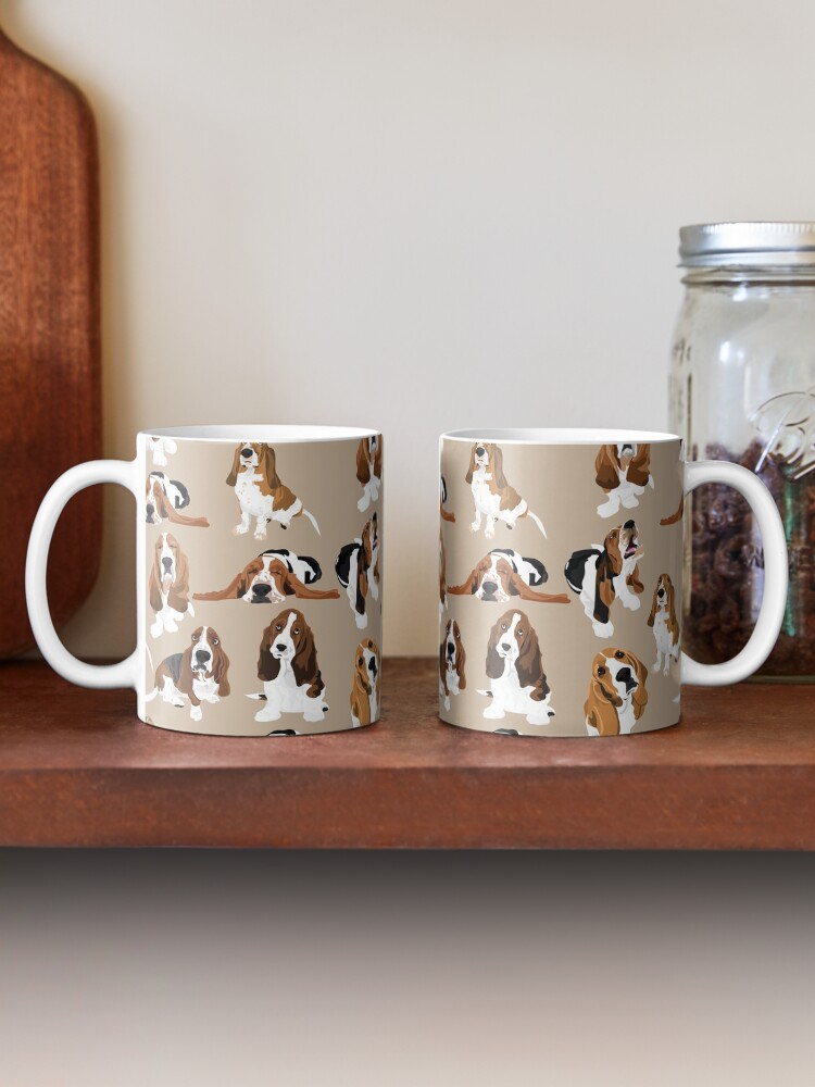 Alternate view of Basset Hound Mug
