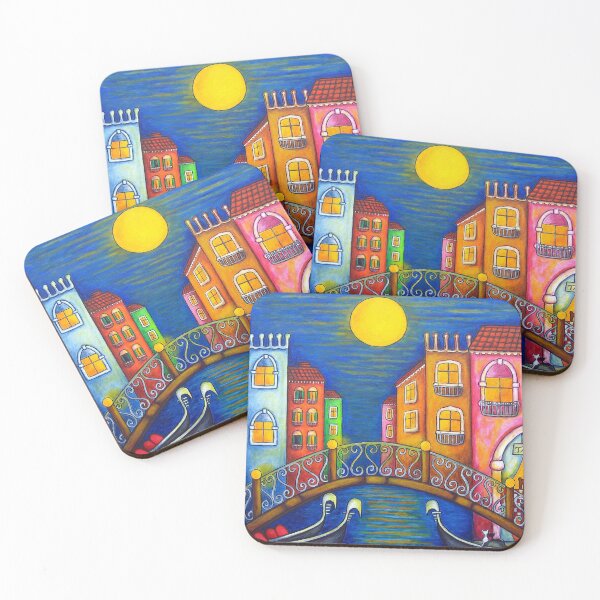 Item preview, Moonlit Venice designed and sold by Lisa Lorenz Paintings.