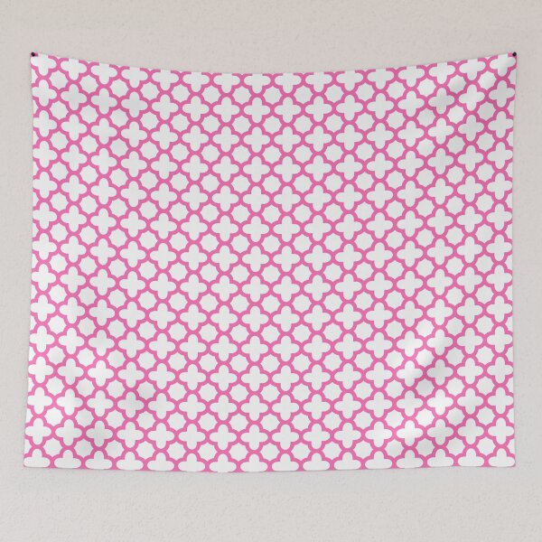 Item preview, Hot Pink Quatrefoil Pattern designed and sold by KarinaI.