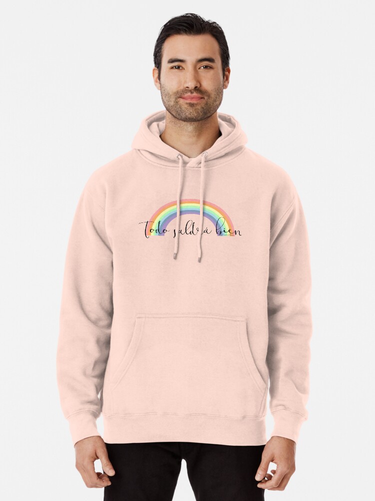 Rainbow discount hoodie mens