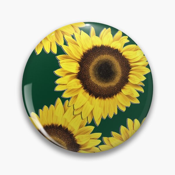 Item preview, Sunflowers Dark Green designed and sold by mpodger.