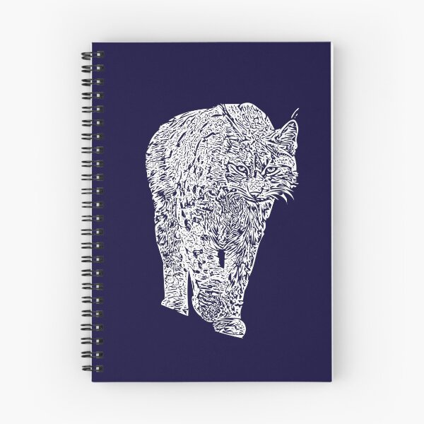 Artikelvorschau, Eurasian Lynx White Print entworfen und verkauft von designsasstultd.
