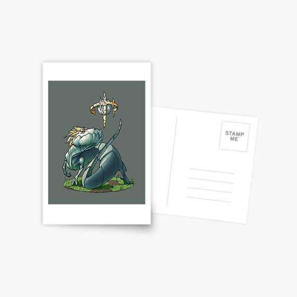 Oeuf et dragon Carte postale