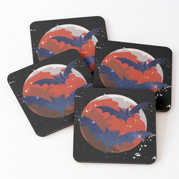Item preview, Bats in Front of Blood Moon designed and sold by BlackCoffeeCake.