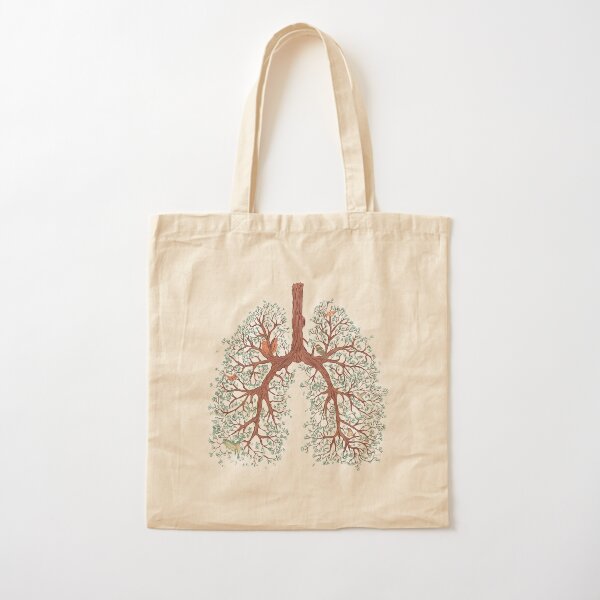 Lungs Cotton Tote Bag