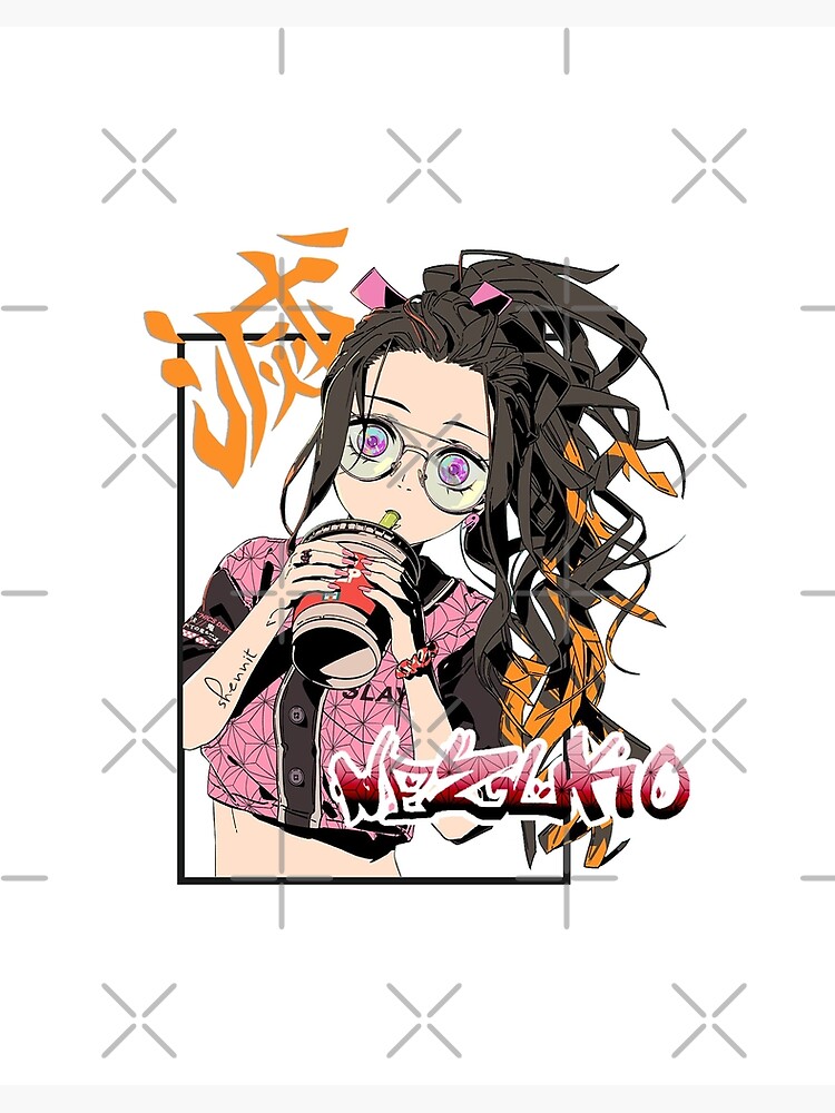 Casual Waifu Nezuko Kny Anime Kimetsu No Yaiba Demon Slayer T Shirt Cute Kawaii Girl Otaku Nerd Weeb Gamer Shirt Stickers Art Board Print By Shennit Redbubble