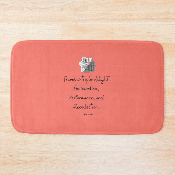 Item preview, Travel is triple delight : Anticipation, Performance, and recollection. - Ilka Chase designed and sold by EnlightParis.