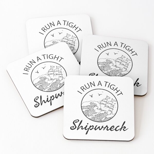 Item preview, I Run a Tight Shipwreck designed and sold by TocaLuna.