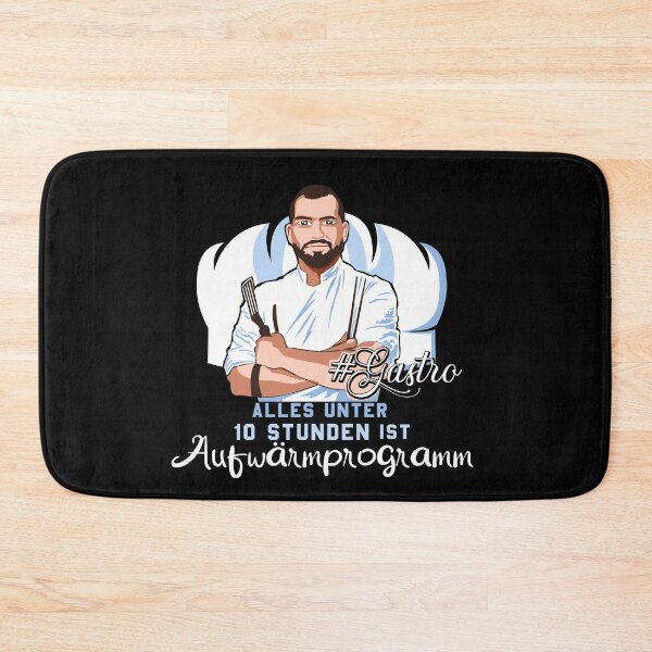 Item preview, Work motive gastronomy, everything under 10 hours is a warm-up program. designed and sold by gideonm.