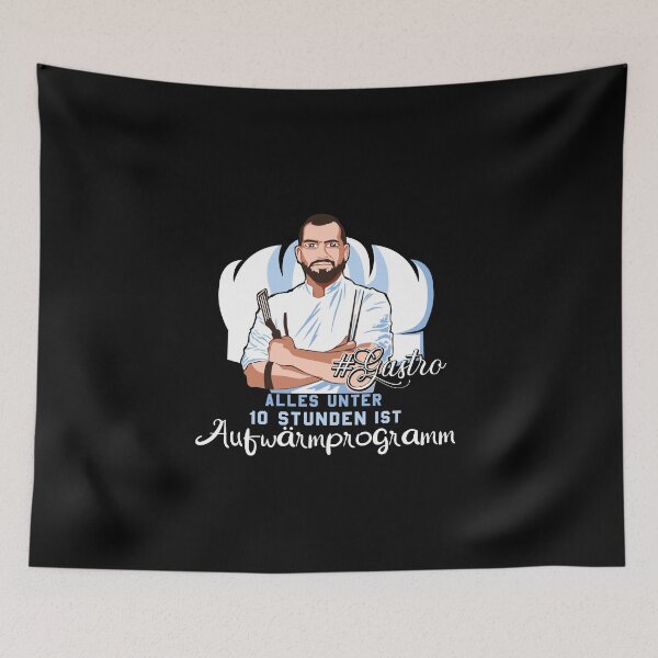 Item preview, Work motive gastronomy, everything under 10 hours is a warm-up program. designed and sold by gideonm.