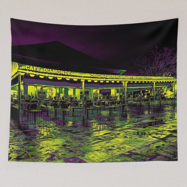 Item preview, Cafe Du Monde Mardi Gras Colors designed and sold by BlackCoffeeCake.