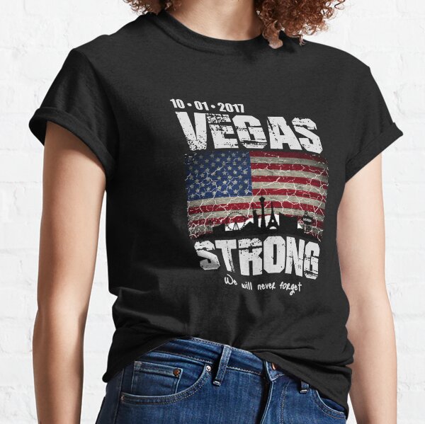 Vegas Golden Knights (VGK) Battle Born Vegas Strong T-Shirts