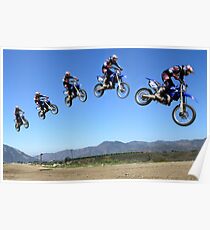 Motocross Jump Poster