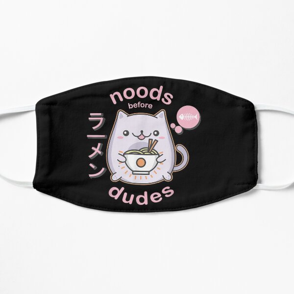 Japanese Ramen Noodle Cat T Shirt Anime Kawaii Gift Mask