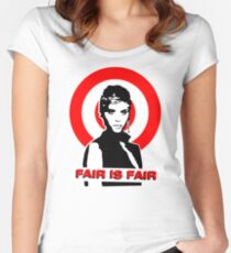 Billie Jean - FAIR IS FAIR Women's Fitted Scoop T-Shirt