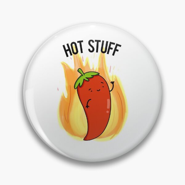 Item preview, Hot Stuff Funny Hot Chilli Pepper Puns  designed and sold by punnybone.