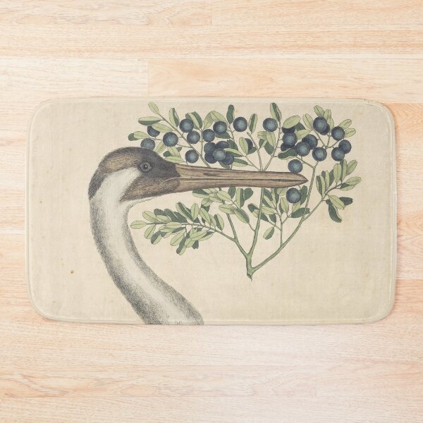 Item preview, The Hooping Crane Vintage Bird Print, Mark Catesby designed and sold by Vintage Wall Art.