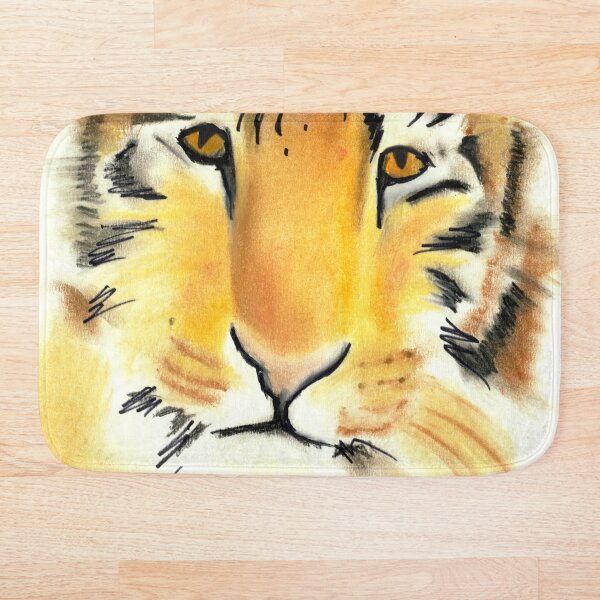 Item preview, Chalk drawing Tiger art designed and sold by Jennifer Stedman.