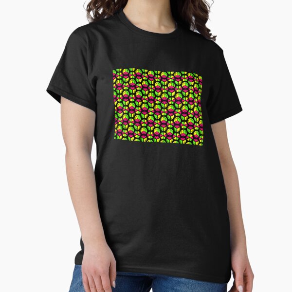 Vista previa del artículo con la obra «Cubos de burbujas verdes, rojos y amarillos», diseñado y vendido por weavernap.