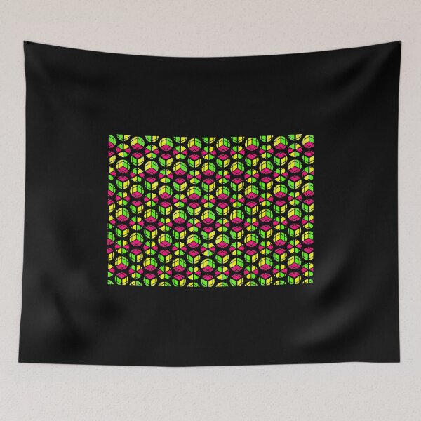 Item preview, Green, Red and Yellow Bubble Cubes designed and sold by weavernap.